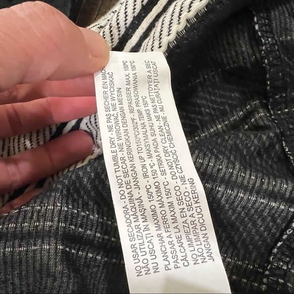 ZARA Trafaluc fall winter collection smock shirt tunic, 28, white black stripes - Picture 10 of 10